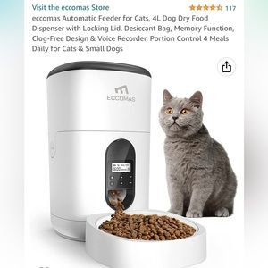 Auto pet feeder for cats, small dogs, rabbits etc